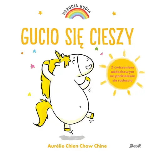 Okładka: Uczucia Gucia. Gucio się cieszy