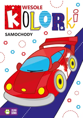 Okładka: Wesołe kolorki. Samochody