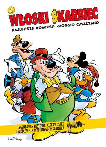 Okładka: Włoski Skarbiec. Najlepsze komiksy: Giorgio Cavazzano. Tom 4