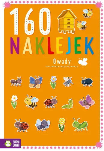 Okładka: 160 naklejek. Owady