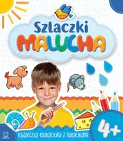Okładka: Szlaczki malucha 4+. Książeczka edukacyjna z naklejkami