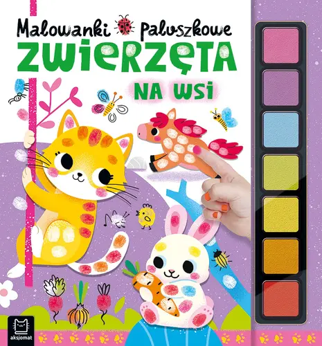 Okładka: Malowanki paluszkowe. Zwierzęta na wsi