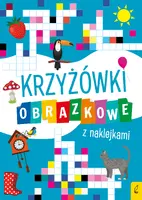 Okładka: Krzyżówki obrazkowe z naklejkami