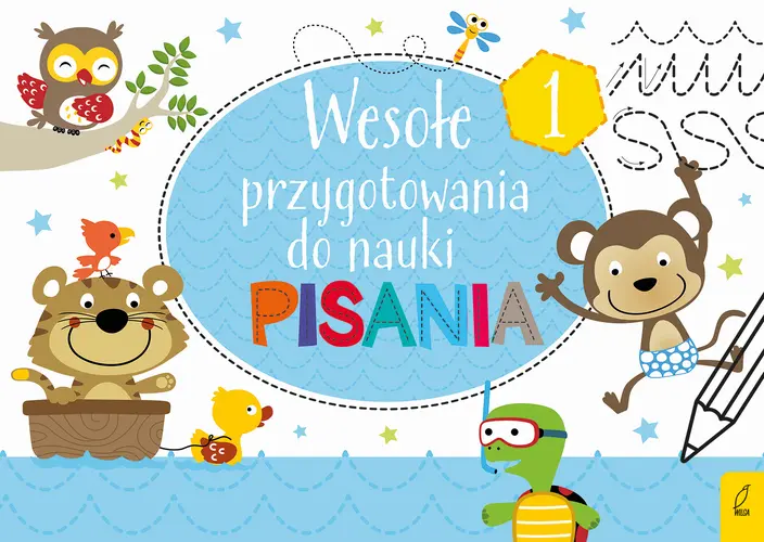 Okładka: Wesołe przygotowania do nauki pisania 1