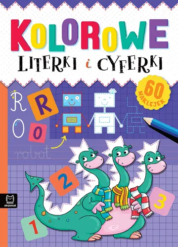 Okładka: Kolorowe literki i cyferki
