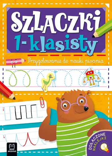 Okładka: Szlaczki 1-klasisty. Przygotowanie do nauki pisania