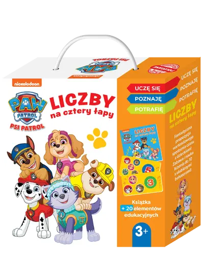 Okładka: Psi Patrol. Liczby na cztery łapy.