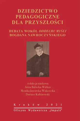 Okładka: Dziedzictwo pedagogiczne dla przyszłości