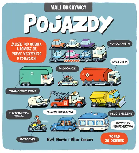 Okładka: Mali odkrywcy. Pojazdy