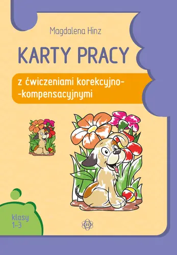 Okładka: Karty pracy z ćwiczeniami korekcyjno-kompensacyjnymi. Klasy 1-3