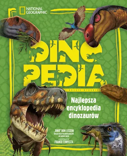 Okładka: Dinopedia. Najlepsza encyklopedia dinozaurów
