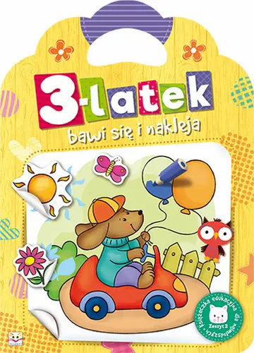 Okładka: 3-latek bawi się i nakleja. Część 2