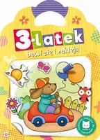 Okładka: 3-latek bawi się i nakleja. Część 2