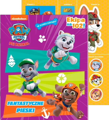 Okładka: Psi Patrol. Ekipa na 102! 55. Fantastyczne pieski