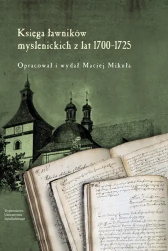 Okładka: Księga ławników myślenickich z lat 1700-1725