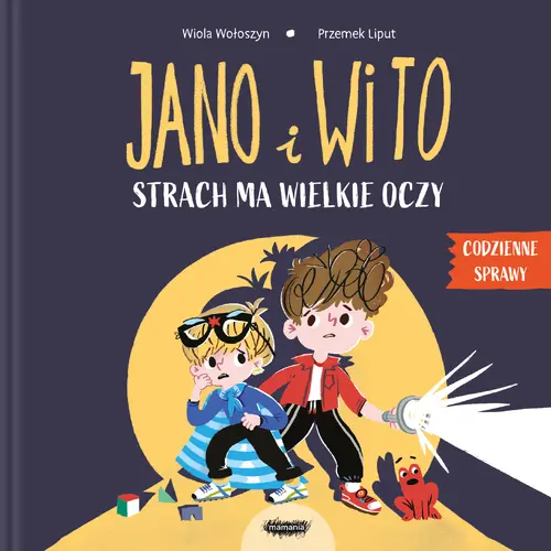 Okładka: Jano i Wito. Strach ma wielkie oczy