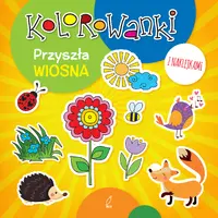 Okładka: Kolorowanki z naklejkami. Przyszła wiosna