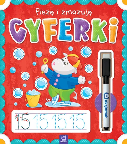 Okładka: Piszę i zmazuję. Cyferki