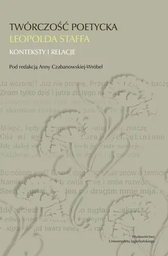 Okładka: Twórczość poetycka Leopolda Staffa