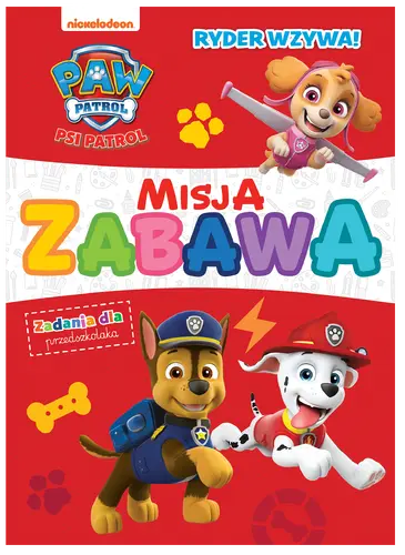 Okładka: Psi Patrol. Misja zabawa. Ryder wzywa.