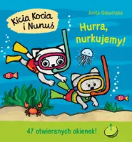 Okładka: Kicia Kocia i Nunuś. Hurra, nurkujemy!