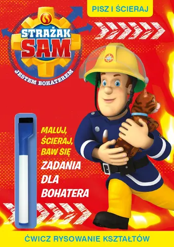 Okładka: Strażak Sam. Pisz i ścieraj