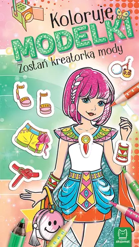 Okładka: Koloruję MODELKI. Zostań kreatorką mody