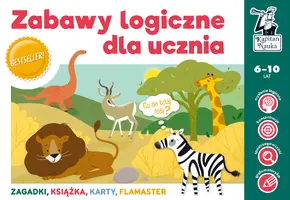 Okładka: Zabawy logiczne dla ucznia. Kapitan Nauka