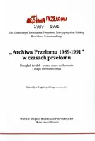 Okładka: Archiwa przełomu 1989-1991