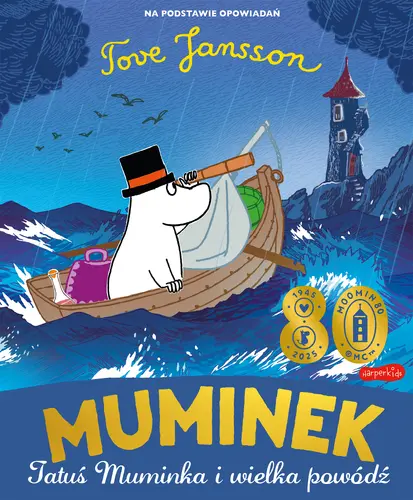 Okładka: Muminek, Tatuś Muminka i wielka powódź