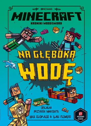 Okładka: Minecraft. Na głęboką wodę