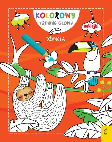 Okładka: Kolorowy trening głowy. Dżungla