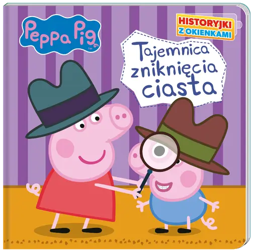 Okładka: Peppa Pig. Historyjki z okienkami. Tajemnica zniknięcia ciasta