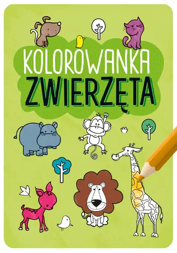 Okładka: Kapitan Nauka. Kolorowanka Zwierzęta