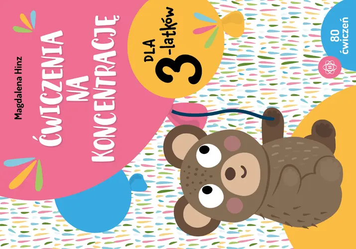 Okładka: Ćwiczenia na koncentrację dla 3-latków