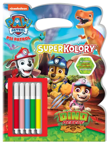 Okładka: Psi Patrol. Superkolory. Dino Rescue