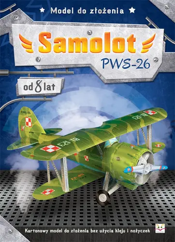 Okładka: Model do złożenia. Samolot PWS-26