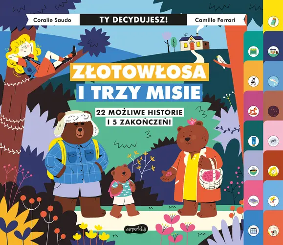 Okładka: Złotowłosa i trzy misie. Ty decydujesz