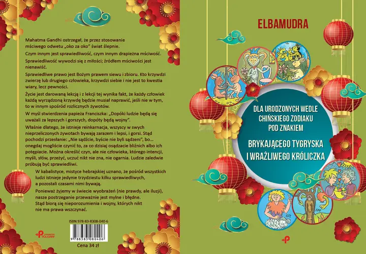 Okładka: Dla urodzonych wedle chińskiego zodiaku pod znakiem brykającego tygryska i wrażliwego króliczka
