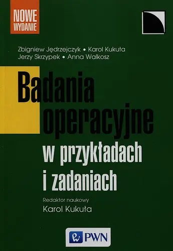 Okładka: Badania operacyjne w przykładach i zadaniach