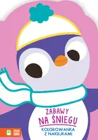 Okładka: Zimowe kolorowanie. Zabawy na śniegu