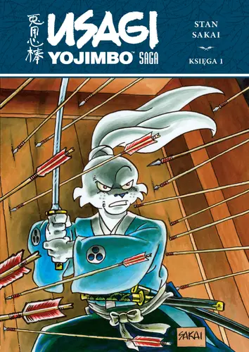 Okładka: Usagi Yojimbo Saga. Księga 1