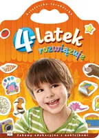 Okładka: Książeczka torebeczka. 4-latek rozwiązuje