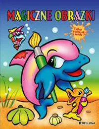 Okładka: Magiczne obrazki. Delfinek