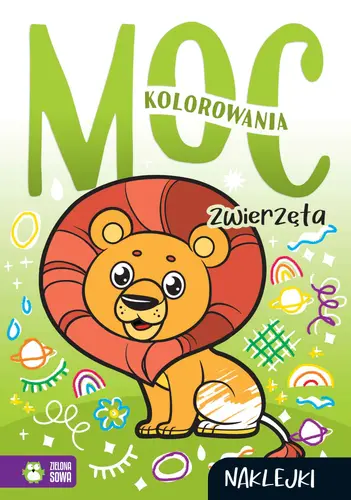 Okładka: Moc kolorowania. Zwierzęta