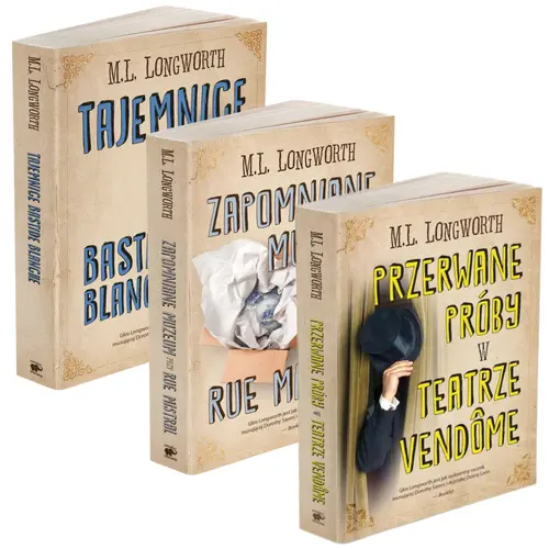 Okładka: Pakiet: Przerwane próby w Teatrze Vandome/ Zapomniane muzeum przy rue Mistral/ Tajemnice Bastide Blanche