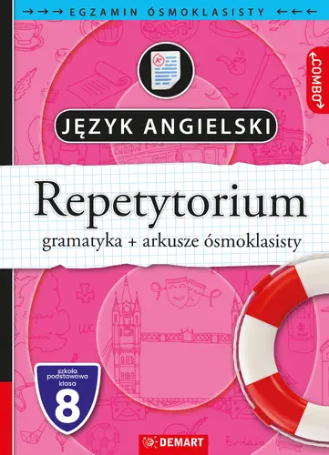 Okładka: Język ang. Repetytorium. Egzamin ósmoklasisty