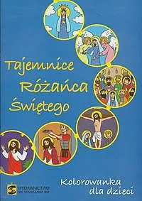 Okładka: Tajemnice Różańca Świętego. Kolorowanka dla dzieci
