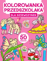 Okładka: Kolorowanka przedszkolaka. Dla dziewczynek