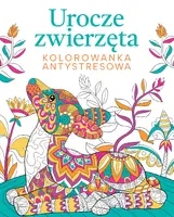 Okładka: Urocze zwierzęta. Kolorowanka antystresowa